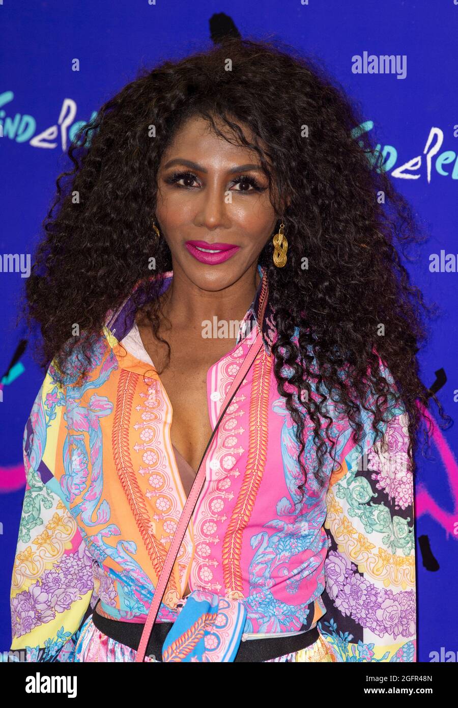 Londra, Regno Unito. 25 ago 2021. Sinitta partecipa alla 'Cenerentola' di Andrew Lloyd Webber al Teatro Gillian Lynne. Credit: SOPA Images Limited/Alamy Live News Foto Stock