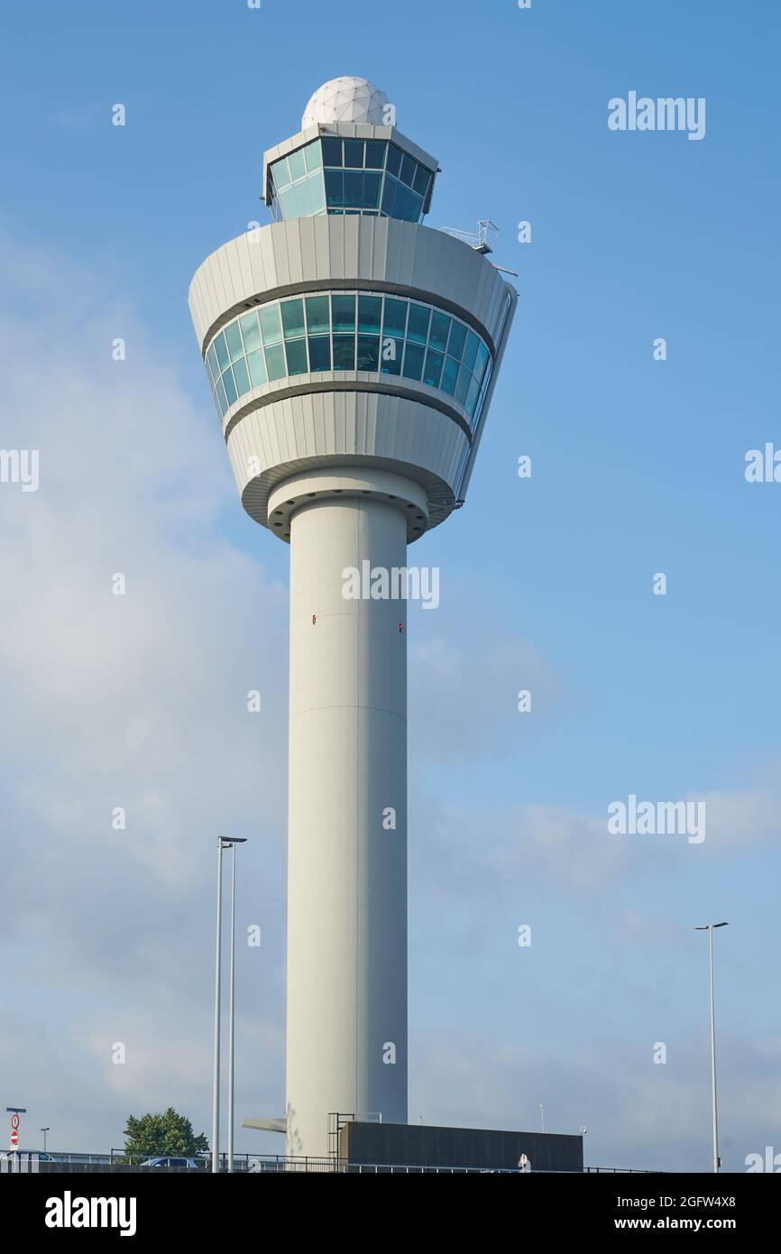 L'aeroporto di Schiphol tower Foto Stock