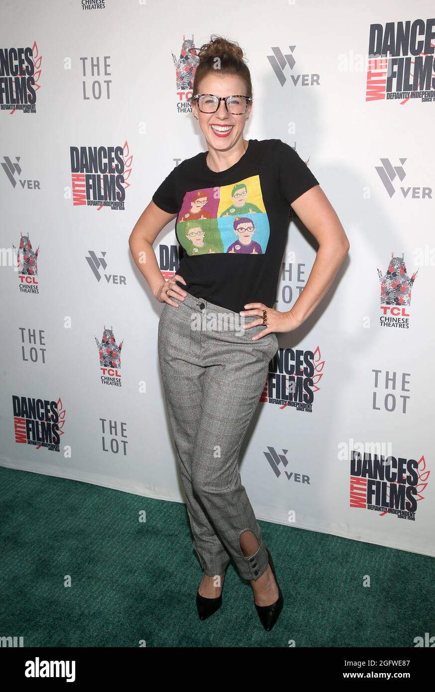 Hollywood, CA. 26 agosto 2021. Jodie Sweetin all'Arte della protesta al 24th Annual Dances with Films Film Festival il 26 agosto 2021 al TCL Chinese Theatre di Hollywood, California. Credit: Faye Sadou/Media Punch/Alamy Live News Foto Stock