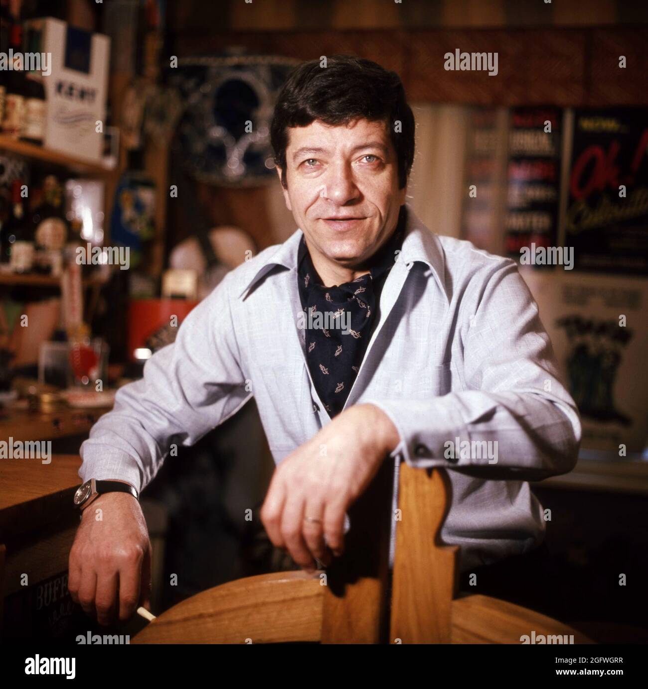 Attore rumeno Ion Dichiseanu, circa 1980 Foto Stock
