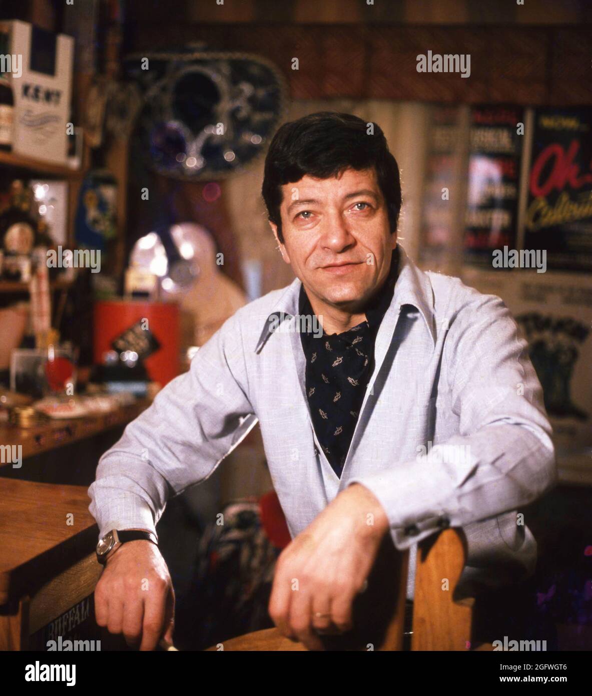 Attore rumeno Ion Dichiseanu, circa 1980 Foto Stock