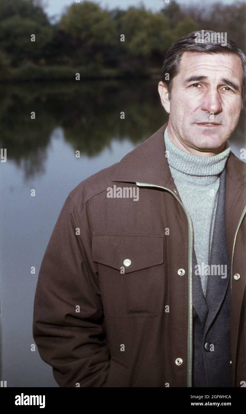 L'attore rumeno Gheorghe Dinica, circa 1980 Foto Stock