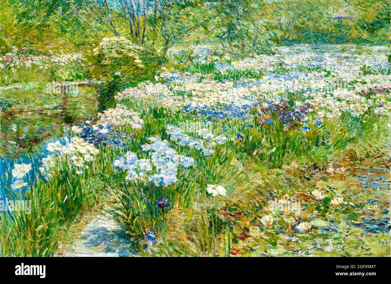 Opere d'arte di Childe Hassam Foto Stock