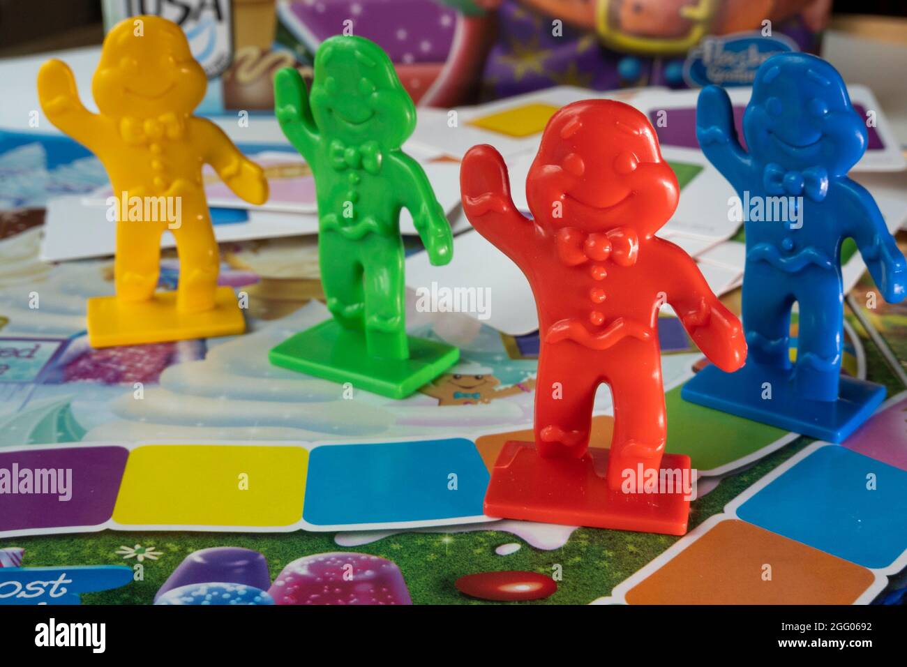 Candy Land è un classico gioco per principianti per bambini di età superiore ai 3 anni, USA Foto Stock