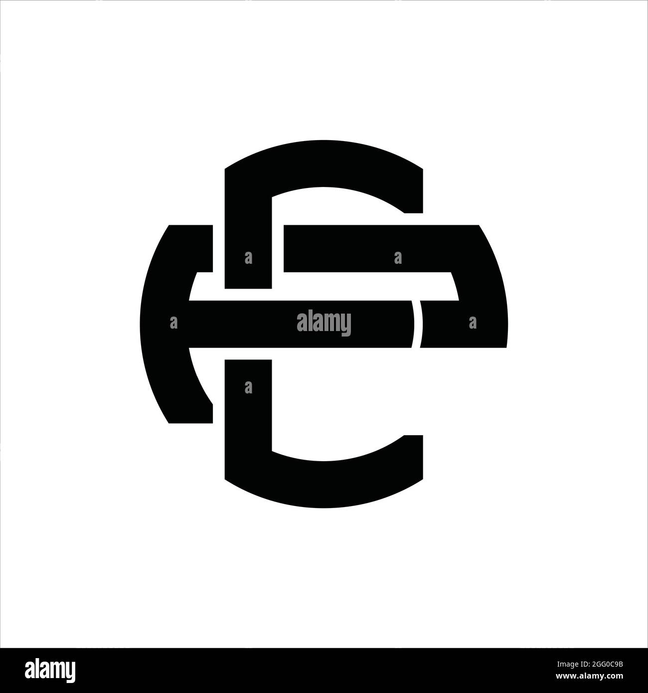 Logo EP monogramma con modello vintage sovrapposto Illustrazione Vettoriale