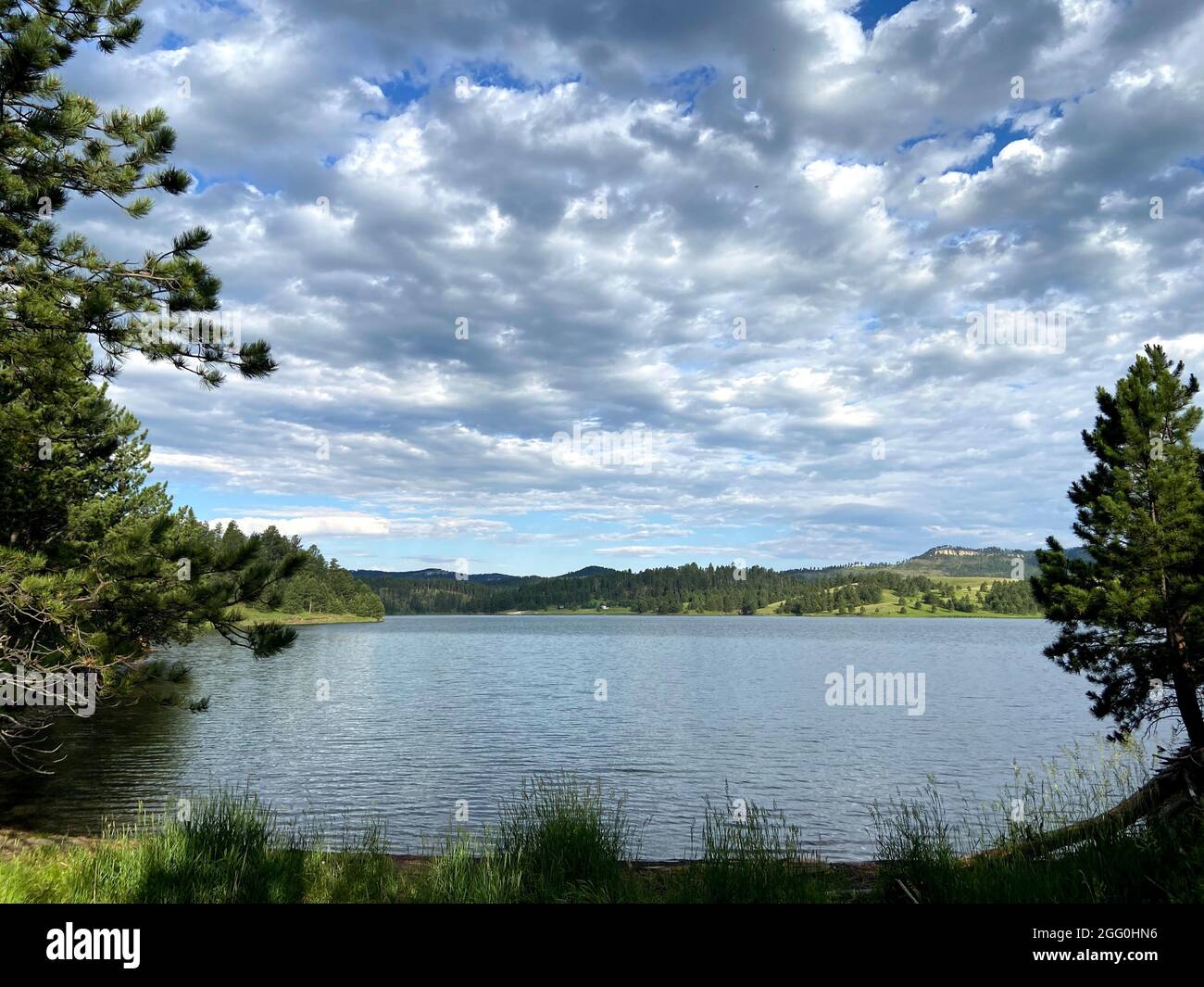 Black Hills, South Dakota Lake Foto Stock