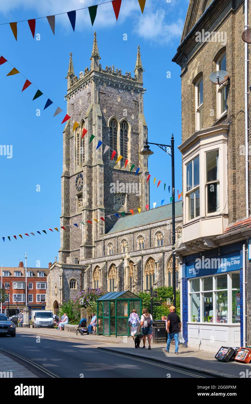 Chiesa di San Pietro e San Paolo a Cromer Foto Stock
