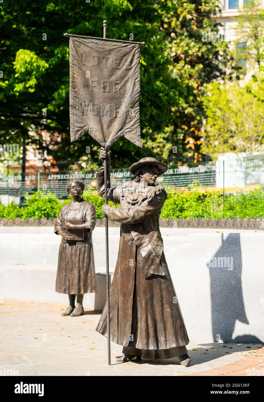 Virginia Women's Monument che memorializza il suffragio femminile a Richmond, Virginia, USA Foto Stock