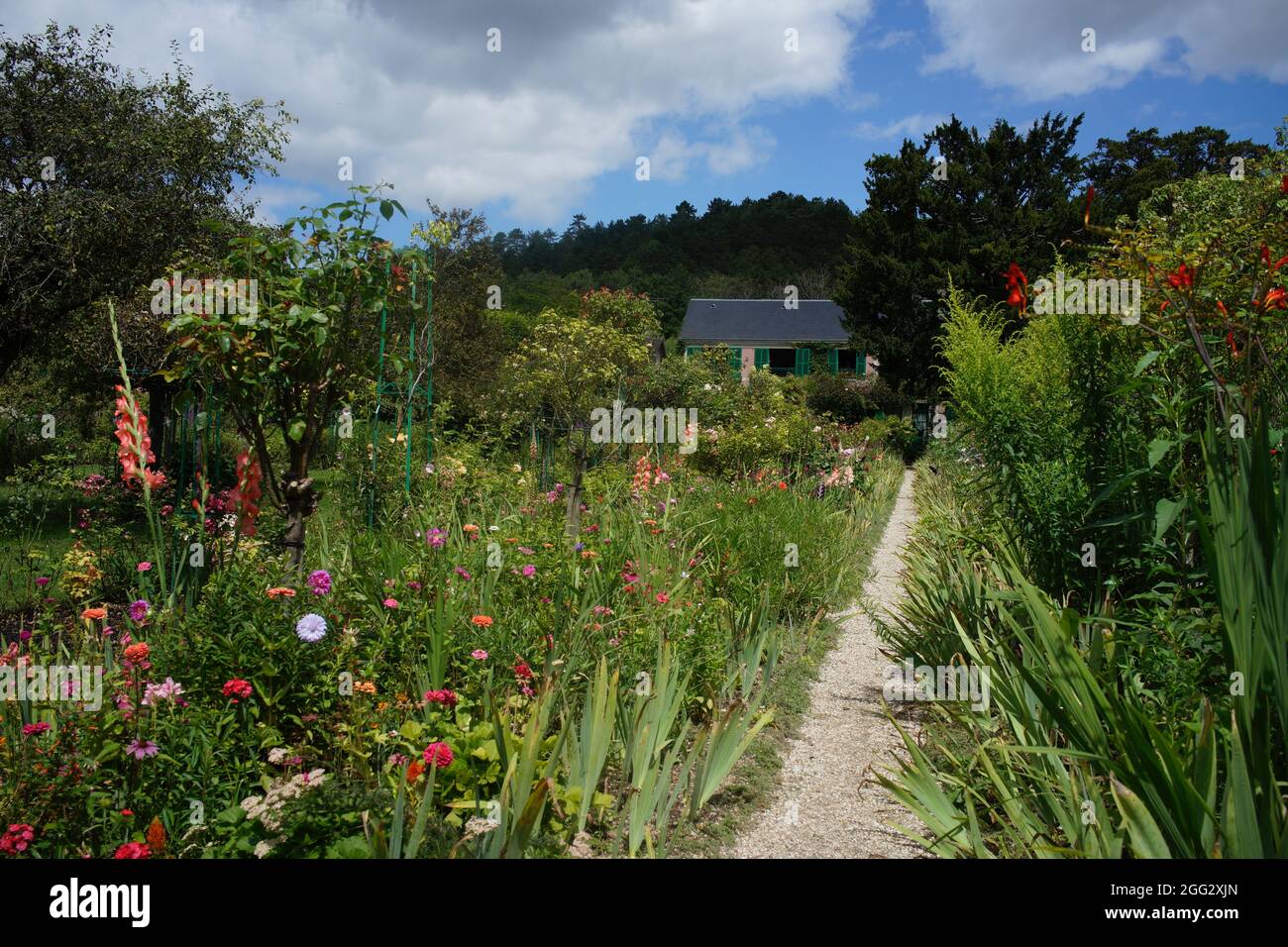 Casa e giardino di Claude Monet, Giverny, Normandia, Francia Foto Stock