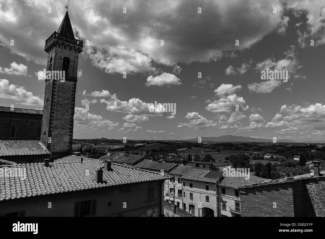 Vinci è una città italiana di 14 615 abitanti nella città metropolitana di Firenze, in Toscana. È noto che è stato il luogo di origine di Leona Foto Stock