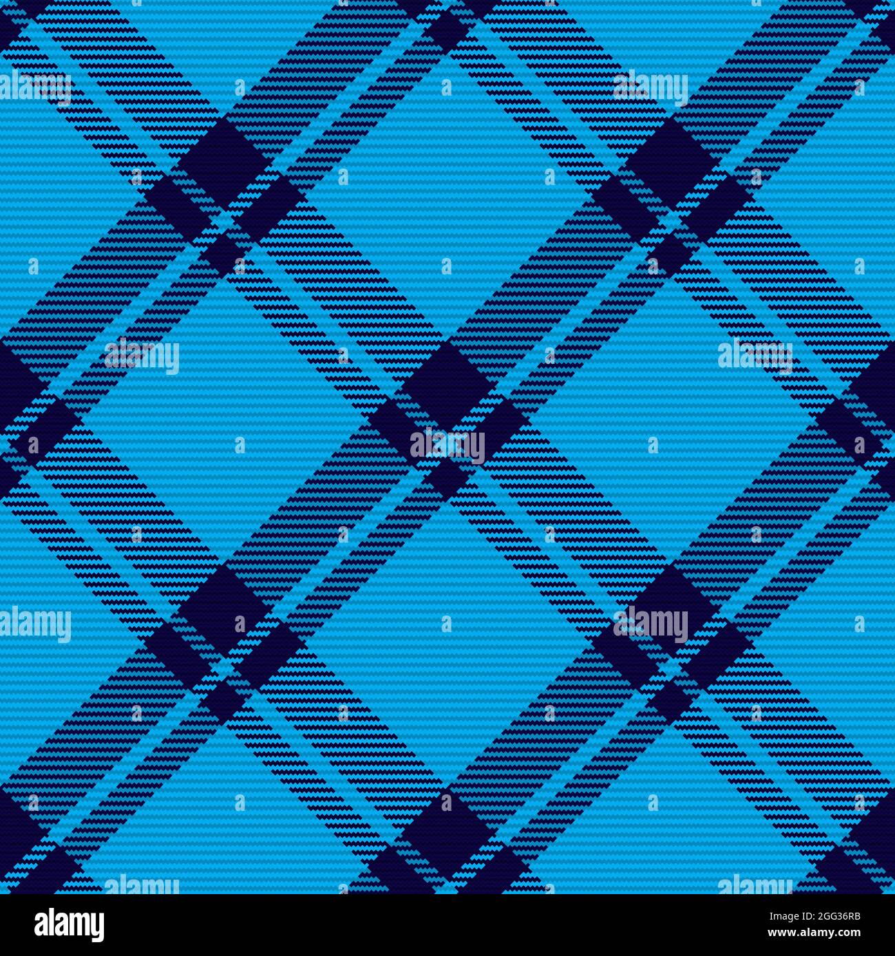 Motivo senza cuciture di motivo scozzese tartan plaid. Sfondo ripetibile con texture del tessuto di controllo. Sfondo vettoriale piatto di stampa tessile a strisce. Illustrazione Vettoriale