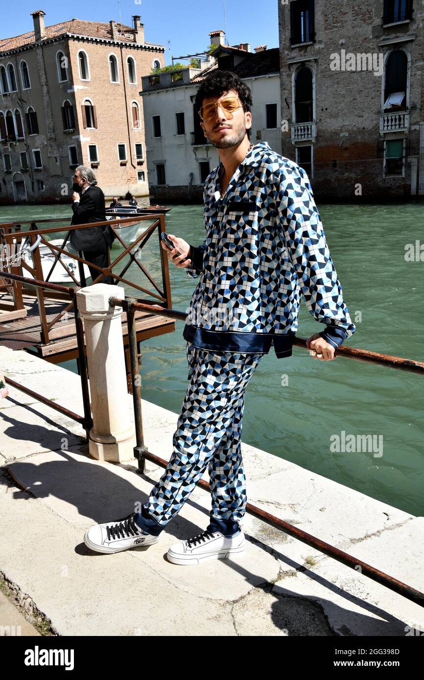 Venezia, . 28 agosto 2021. Dolce e Gabbana Home, Scuola Grande della Misericordia. Foto Sebastian Yatra Credit: Independent Photo Agency/Alamy Live News Foto Stock