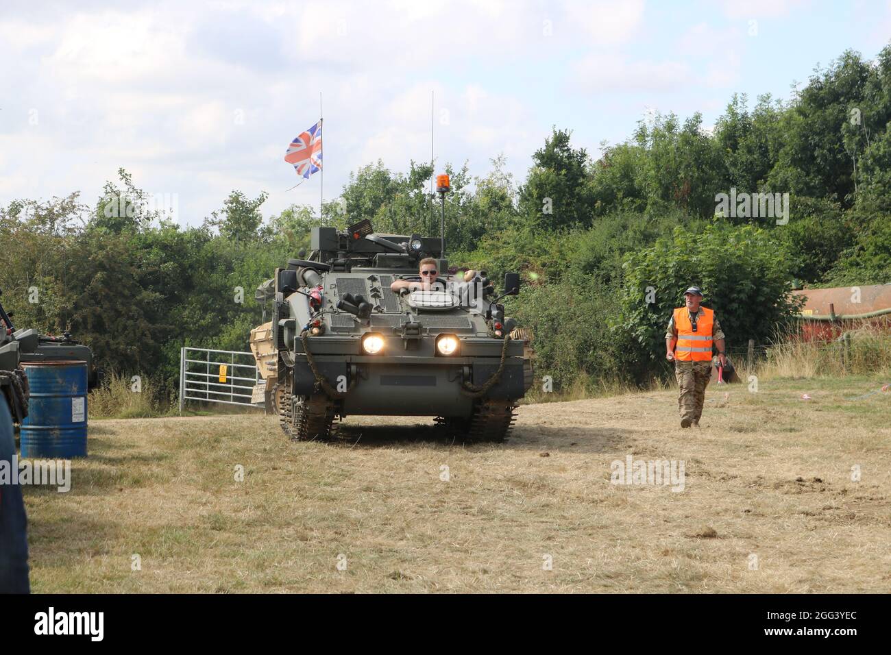 Tanks, Trucks and fireworpower Show 2021 - Military Tank - CVR(T) Samson Personnel Carrier. Foto Stock