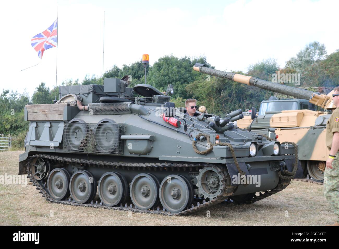 Tanks, Trucks and fireworpower Show 2021 - Military Tank - CVR(T) Samson Personnel Carrier. Foto Stock
