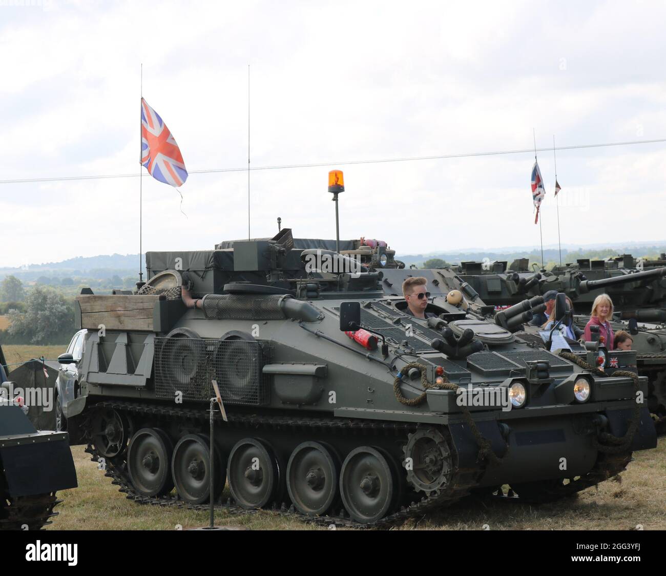 Tanks, Trucks and fireworpower Show 2021 - Military Tank - CVR(T) Samson Personnel Carrier. Foto Stock
