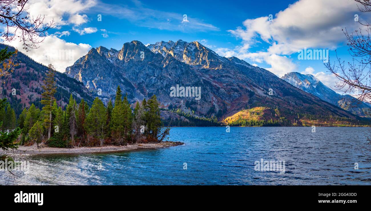 Grand Teton National Park a Jenny Lake Foto Stock