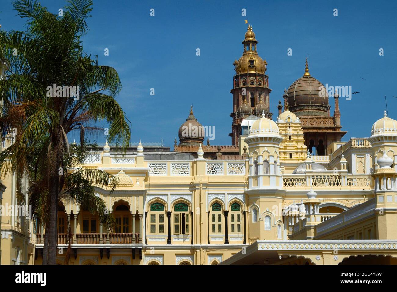 Palazzo di Ambavilas , nella città di Mysore in India Foto Stock