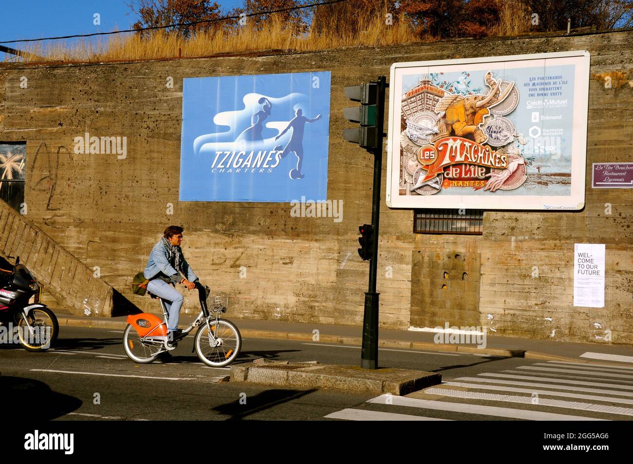 FRANCIA, LOIRE-ATLANTIQUE (44), NANTES, CAPITALE VERDE EUROPEA 2013, L'ISOLA DI NANTES Foto Stock