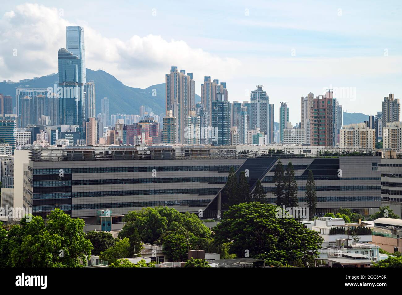 Kowloon Tong si trova a sud di Beacon Hill e a nord di Boundary Street. E' uno dei quartieri residenziali più costosi di Hong Kong Foto Stock