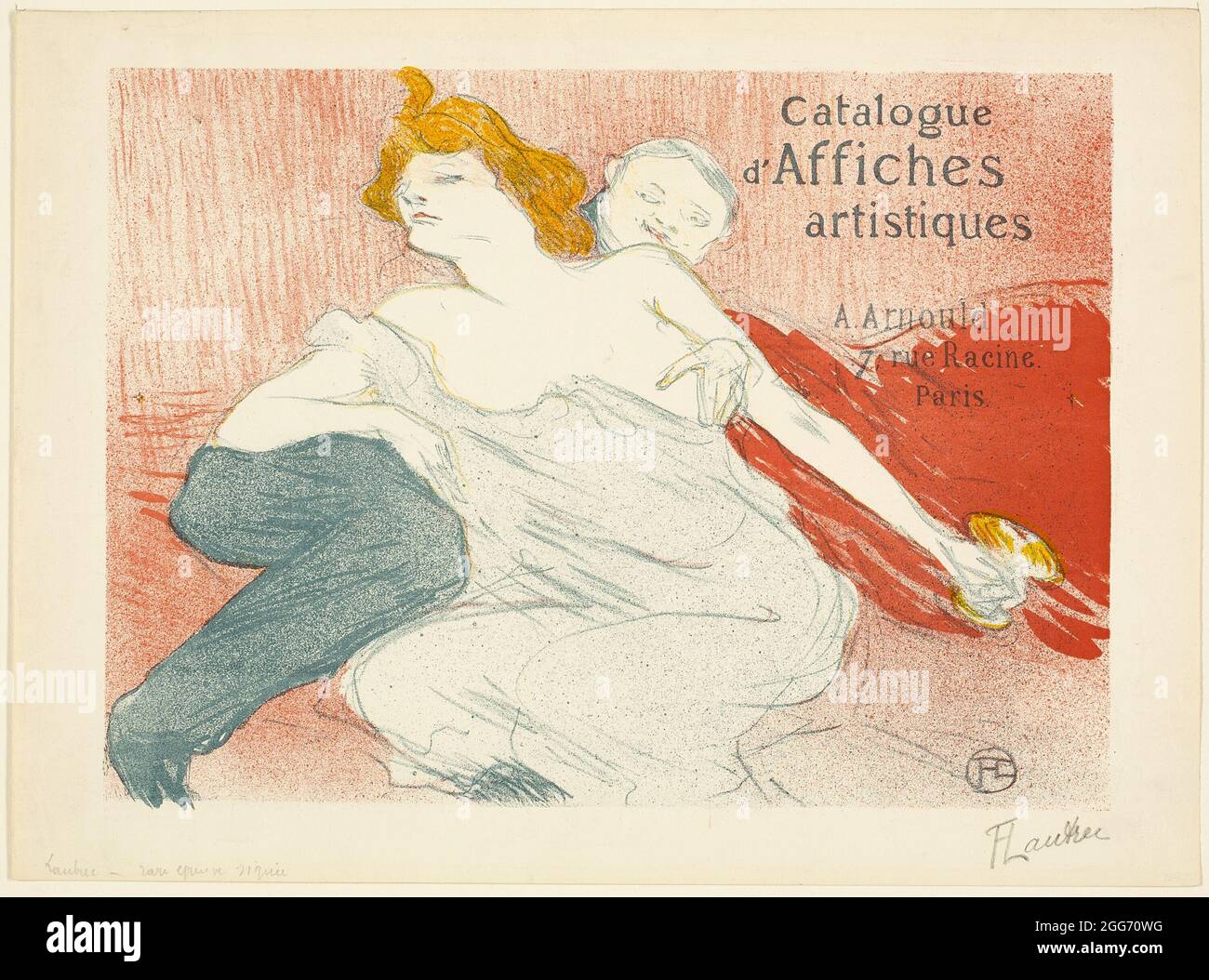 Debauchery (secondo piatto) 1896 di Henri de Toulouse-Lautrec Foto Stock
