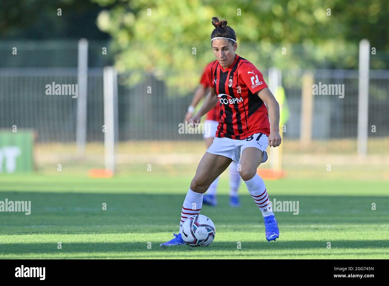 Milano, Italia. 29 agosto 2021. Durante la serie femminile UNA partita tra AC Milan e Hellas Verona al Vismara Sports Center di Milano, Italia credito: SPP Sport Press Photo. /Alamy Live News Foto Stock