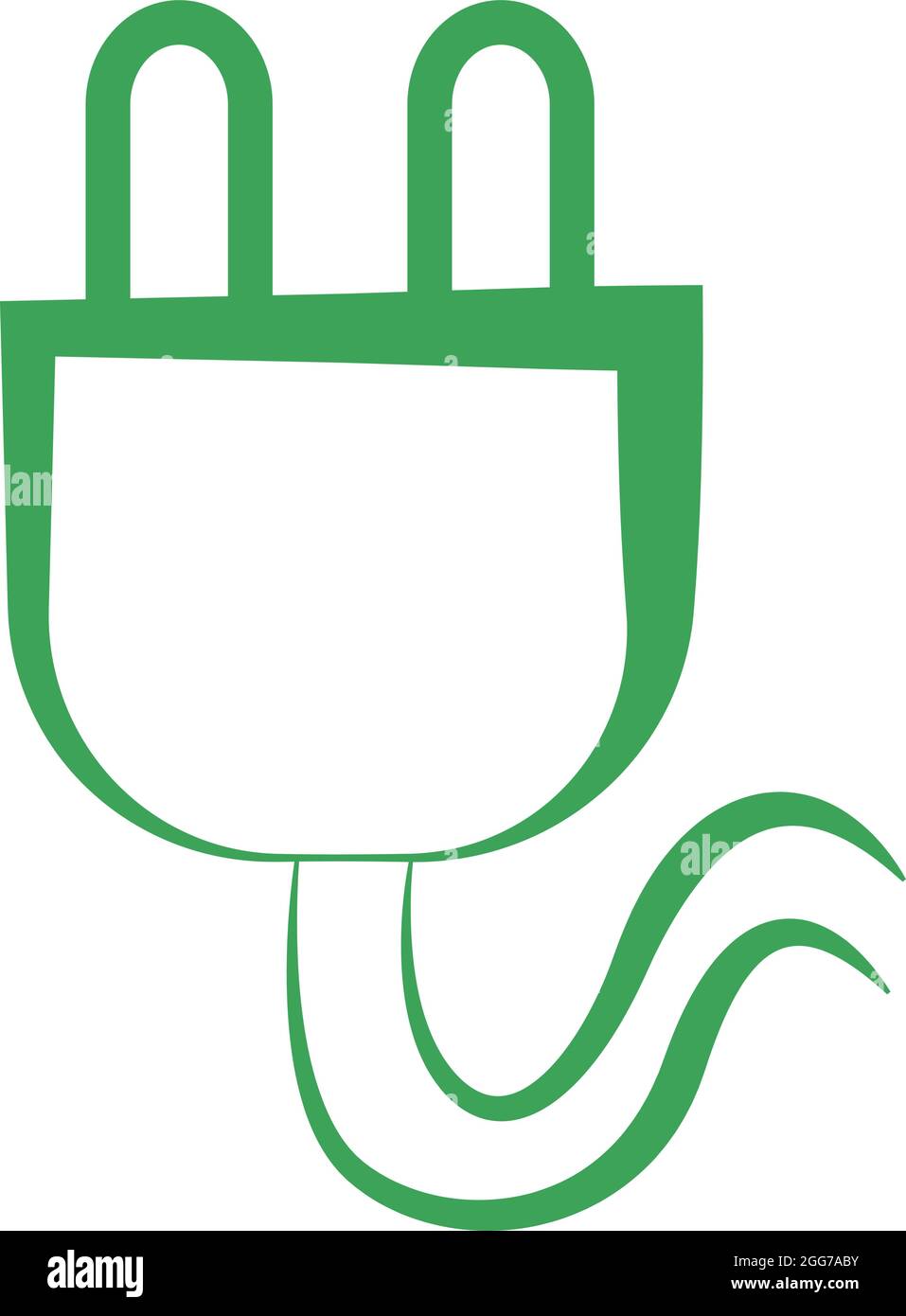 Eco ENERGY, illustrazione di icone, vettore su sfondo bianco Illustrazione Vettoriale