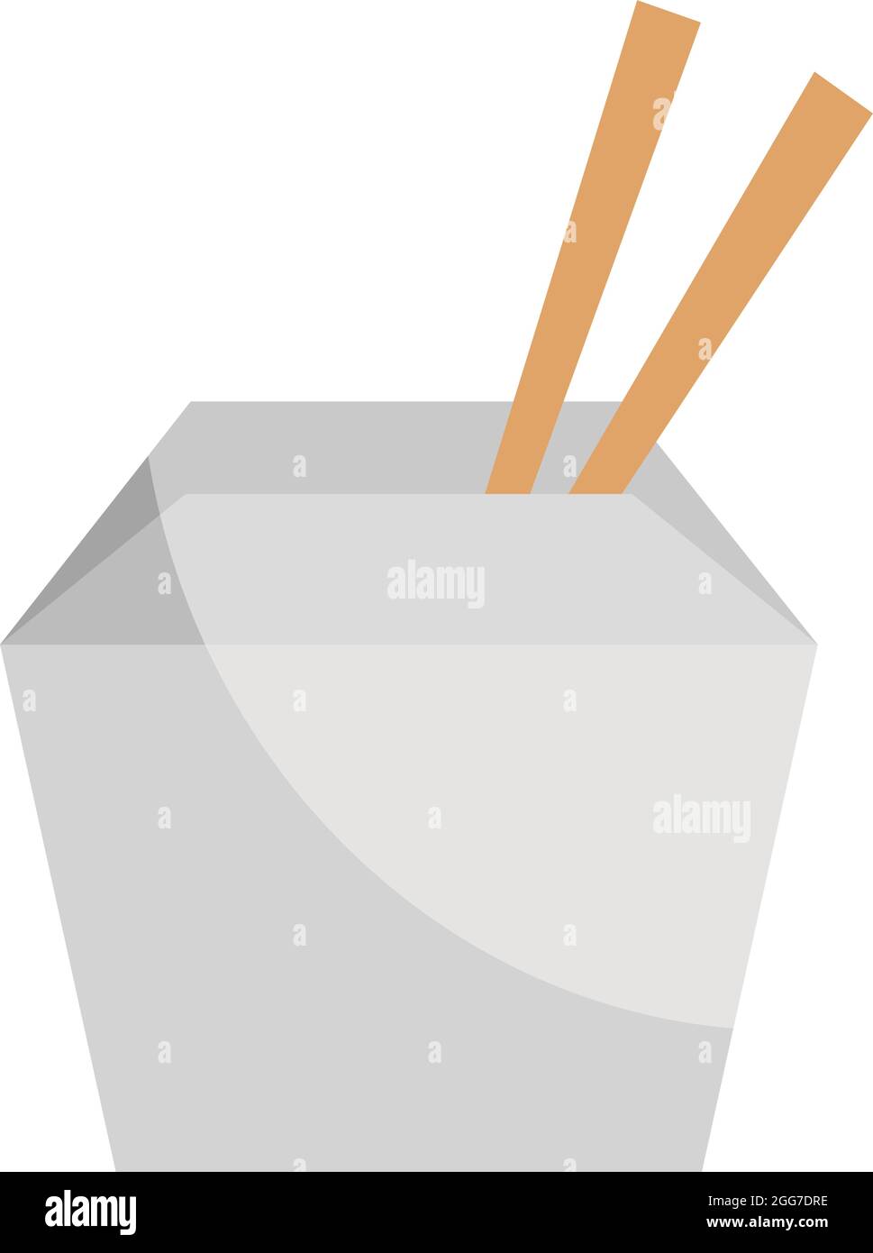 Cibo cinese, illustrazione di icone, vettore su sfondo bianco Illustrazione Vettoriale