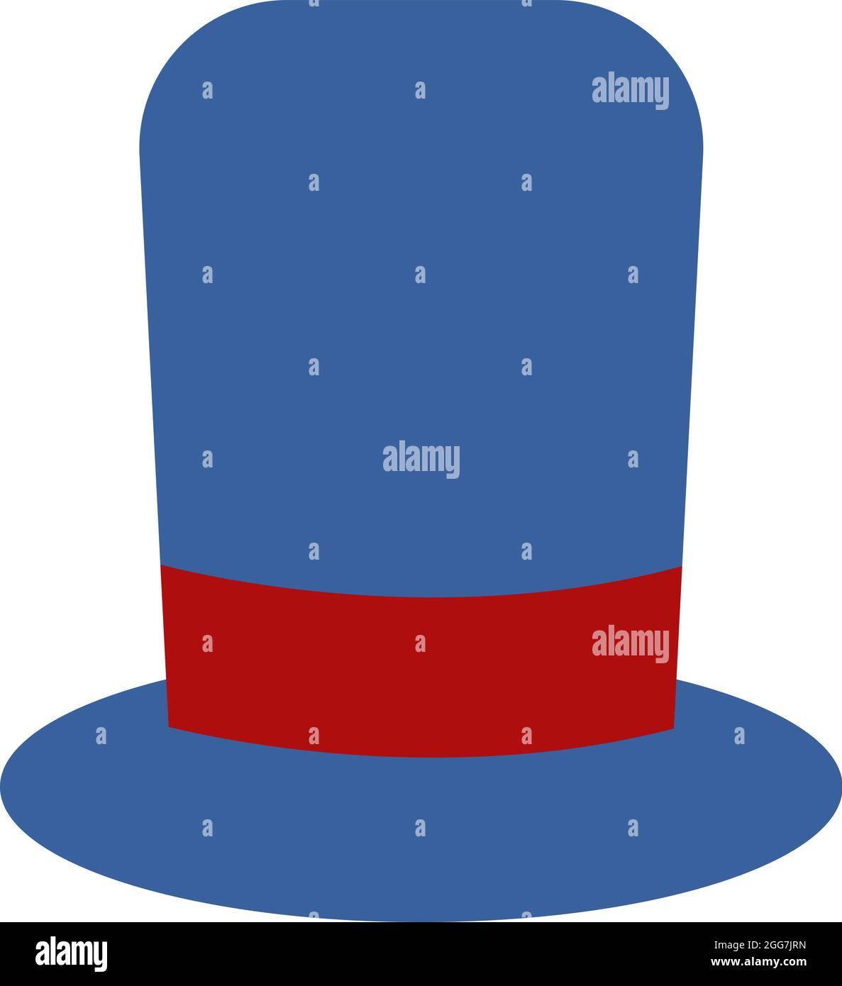 Cappello inglese alto, illustrazione icona, vettore su sfondo bianco Illustrazione Vettoriale