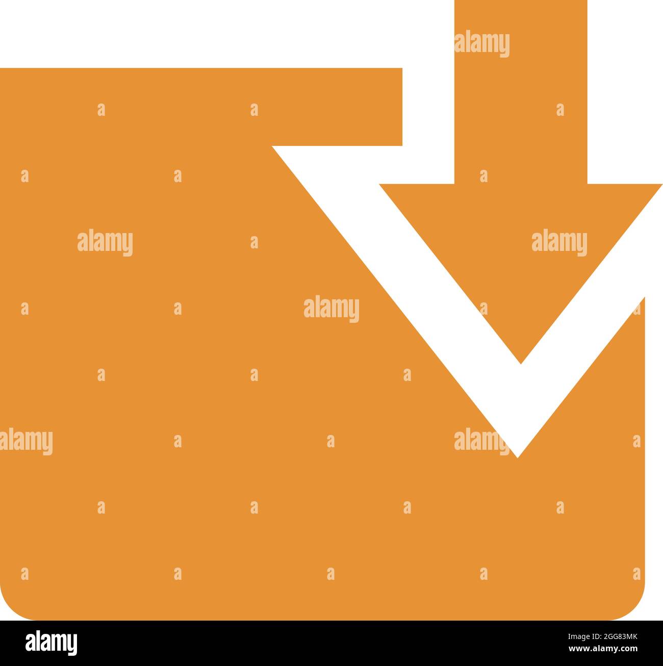 Confezione ricevuta, illustrazione, su sfondo bianco. Illustrazione Vettoriale