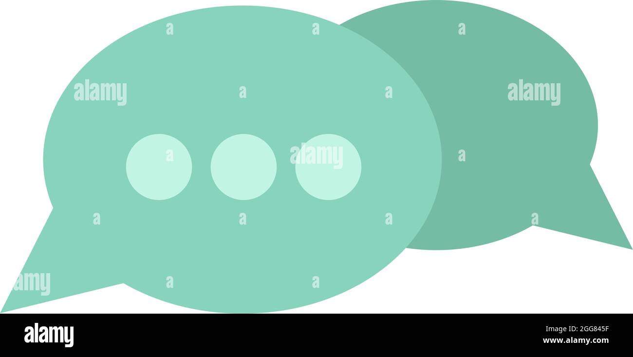 Ufficio chat, illustrazione, su sfondo bianco. Illustrazione Vettoriale
