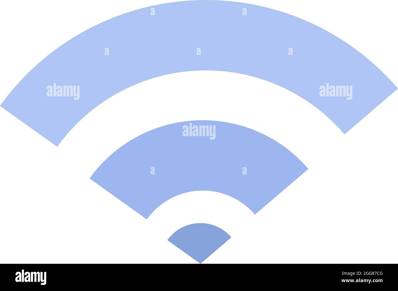 ICONA WIFI, illustrazione, su sfondo bianco. Illustrazione Vettoriale