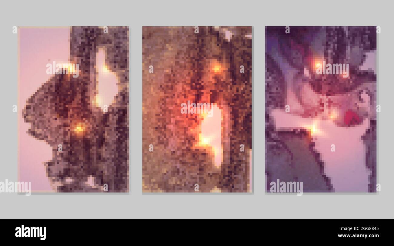 Disegno astratto in alcol grigio, viola, rosa e oro con struttura in marmo Illustrazione Vettoriale