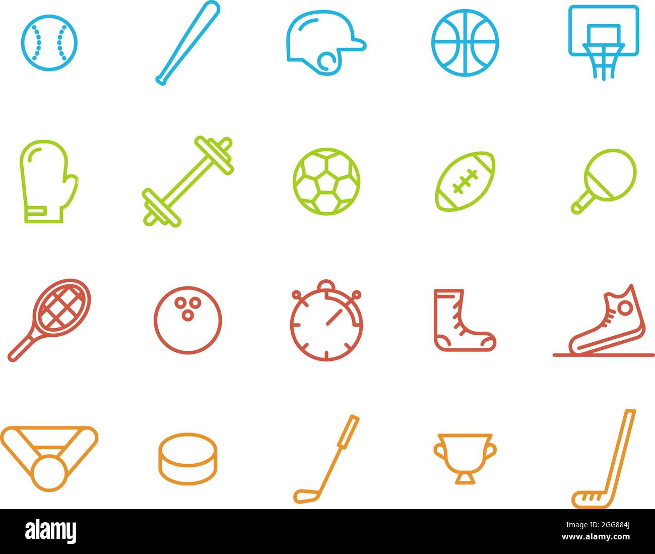 Attività sportiva sana, illustrazione, vettore su sfondo bianco. Illustrazione Vettoriale