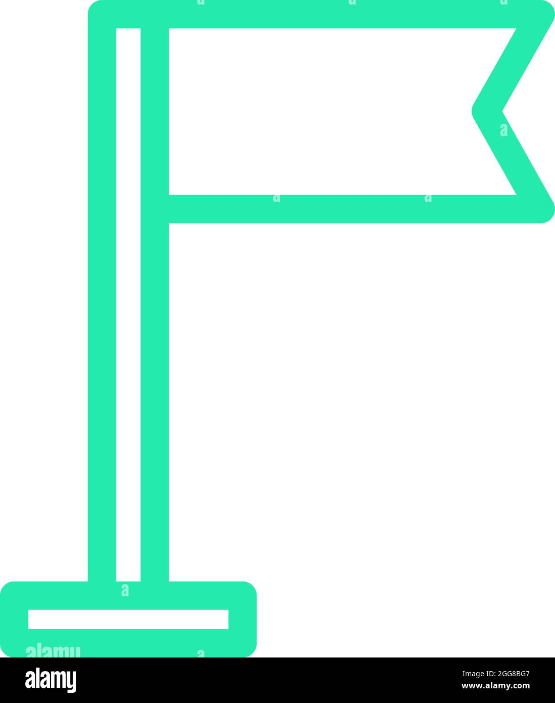 Indicatore verde, illustrazione, vettore su sfondo bianco. Illustrazione Vettoriale