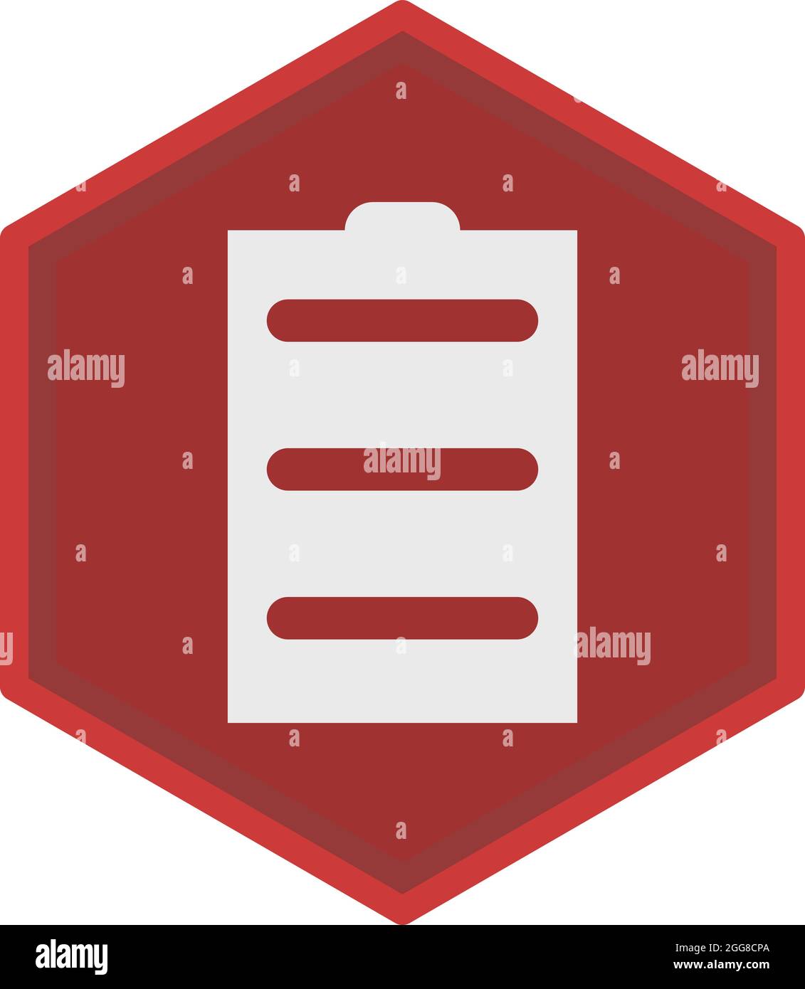 Prescrizione medica, illustrazione, vettore su sfondo bianco. Illustrazione Vettoriale