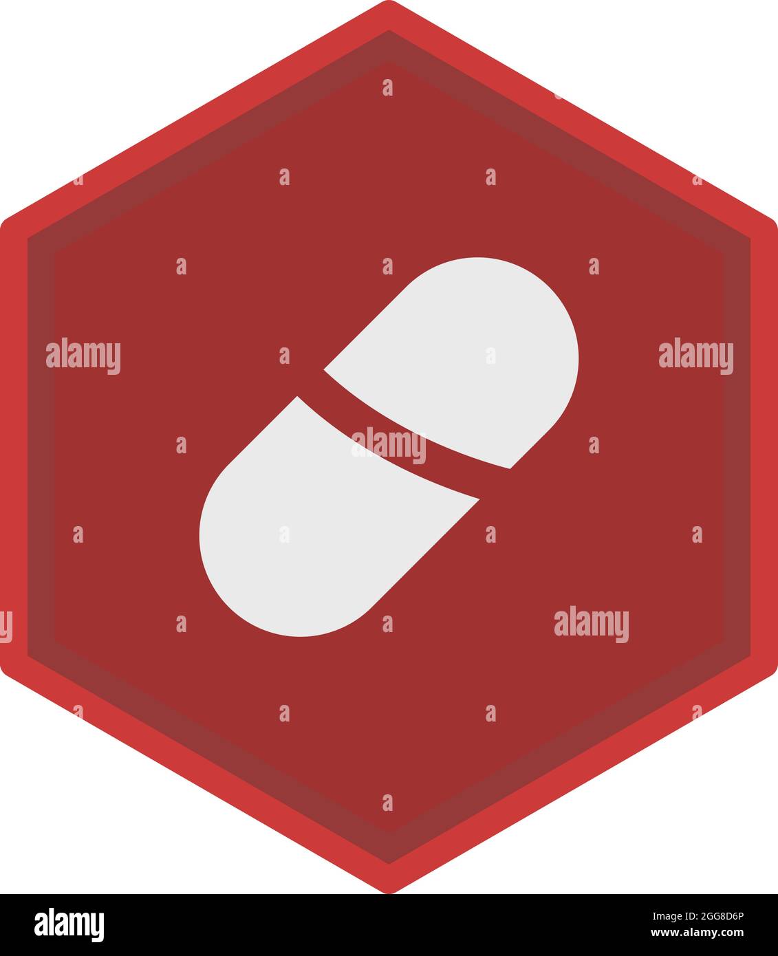 Farmaco chimico, illustrazione, vettore su sfondo bianco. Illustrazione Vettoriale