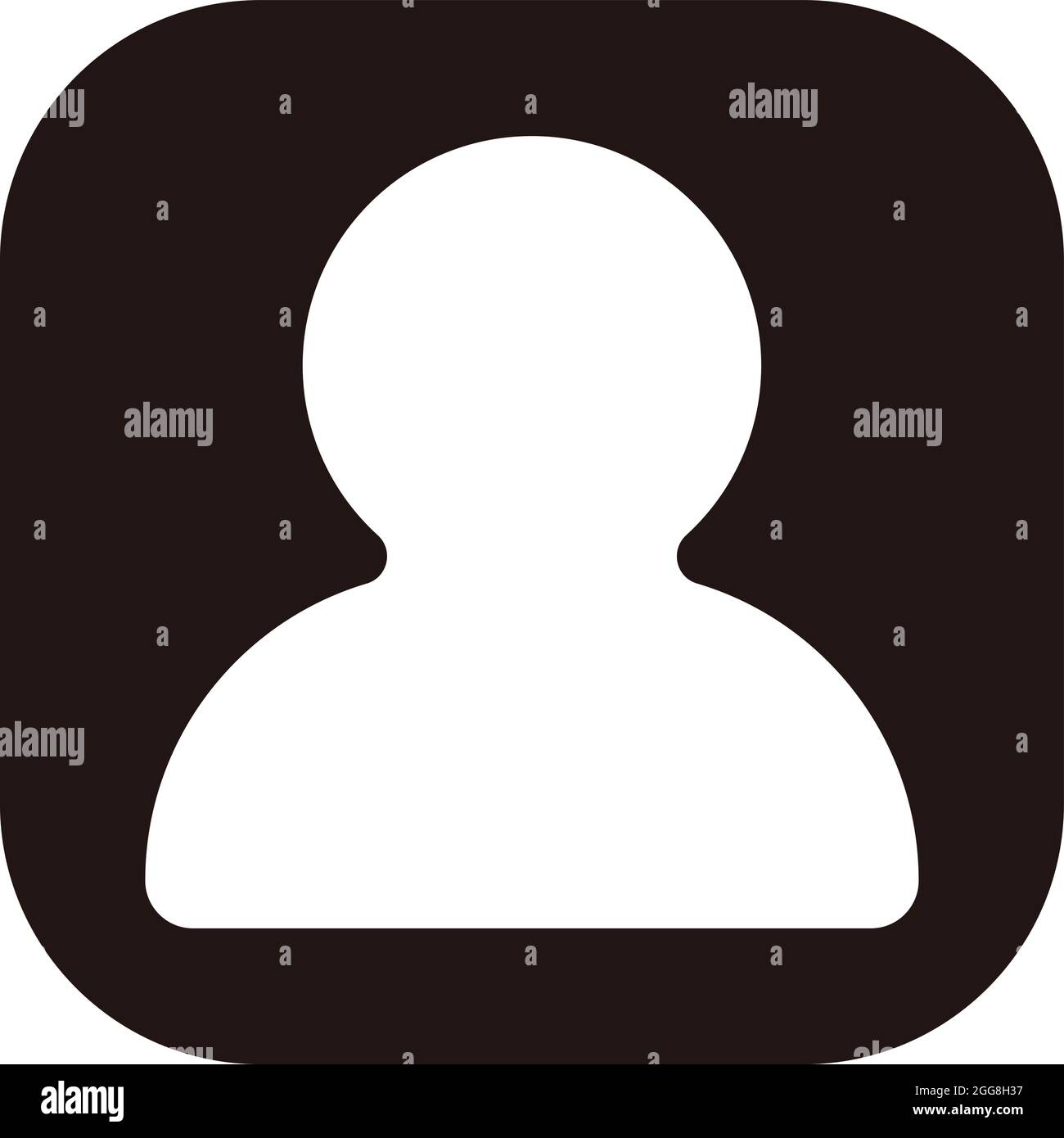 Avatar Internet, illustrazione, vettore su sfondo bianco. Illustrazione Vettoriale