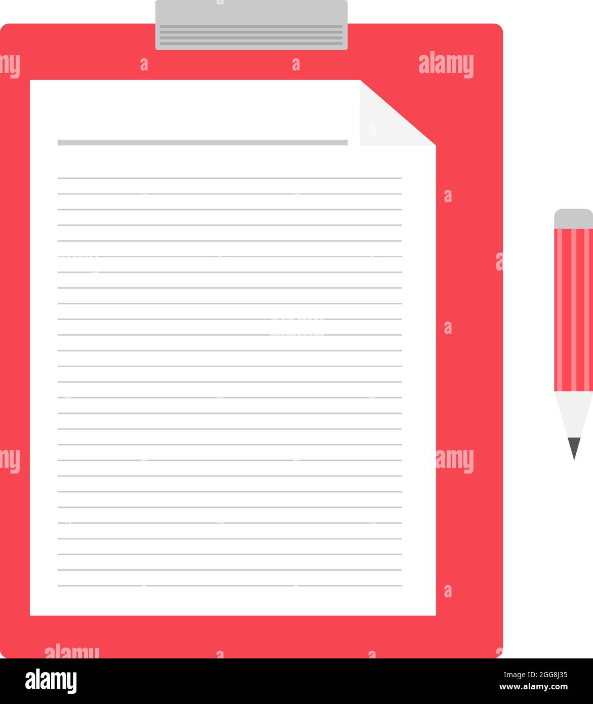 Carta da taglio rossa, illustrazione, vettore su sfondo bianco. Illustrazione Vettoriale