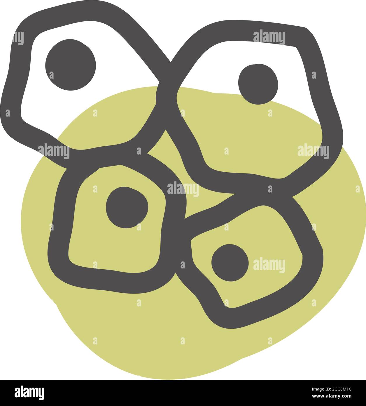 Pericolo virus, illustrazione, vettore, su sfondo bianco. Illustrazione Vettoriale