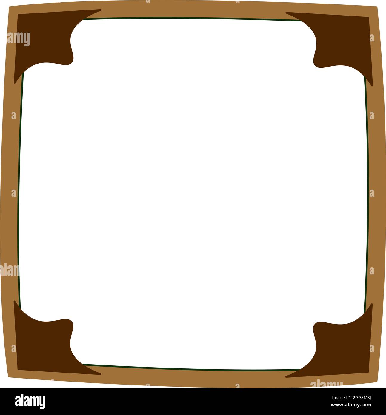 cornice in legno Foto Stock