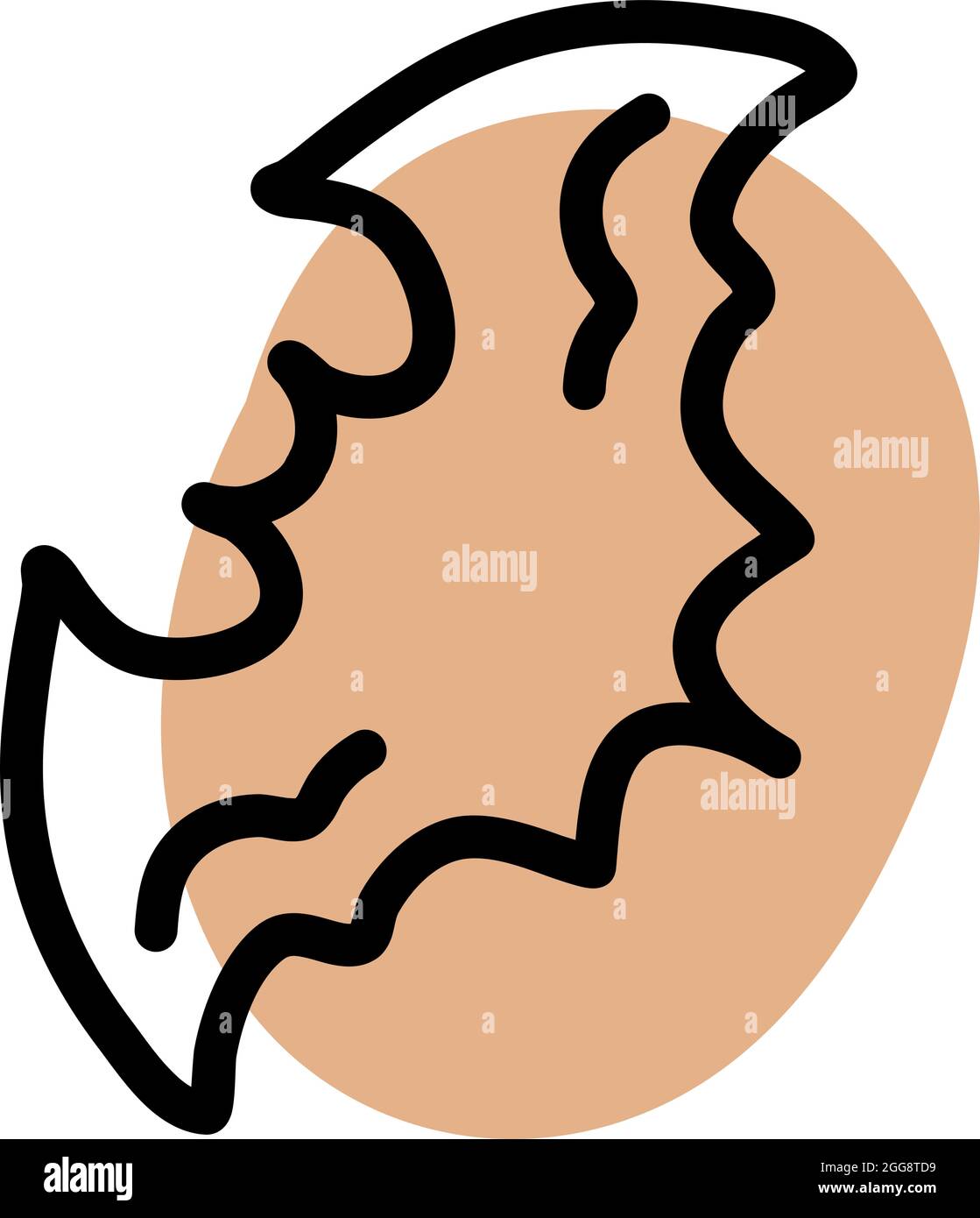 Halloween pipistrello, illustrazione, vettore, su sfondo bianco. Illustrazione Vettoriale