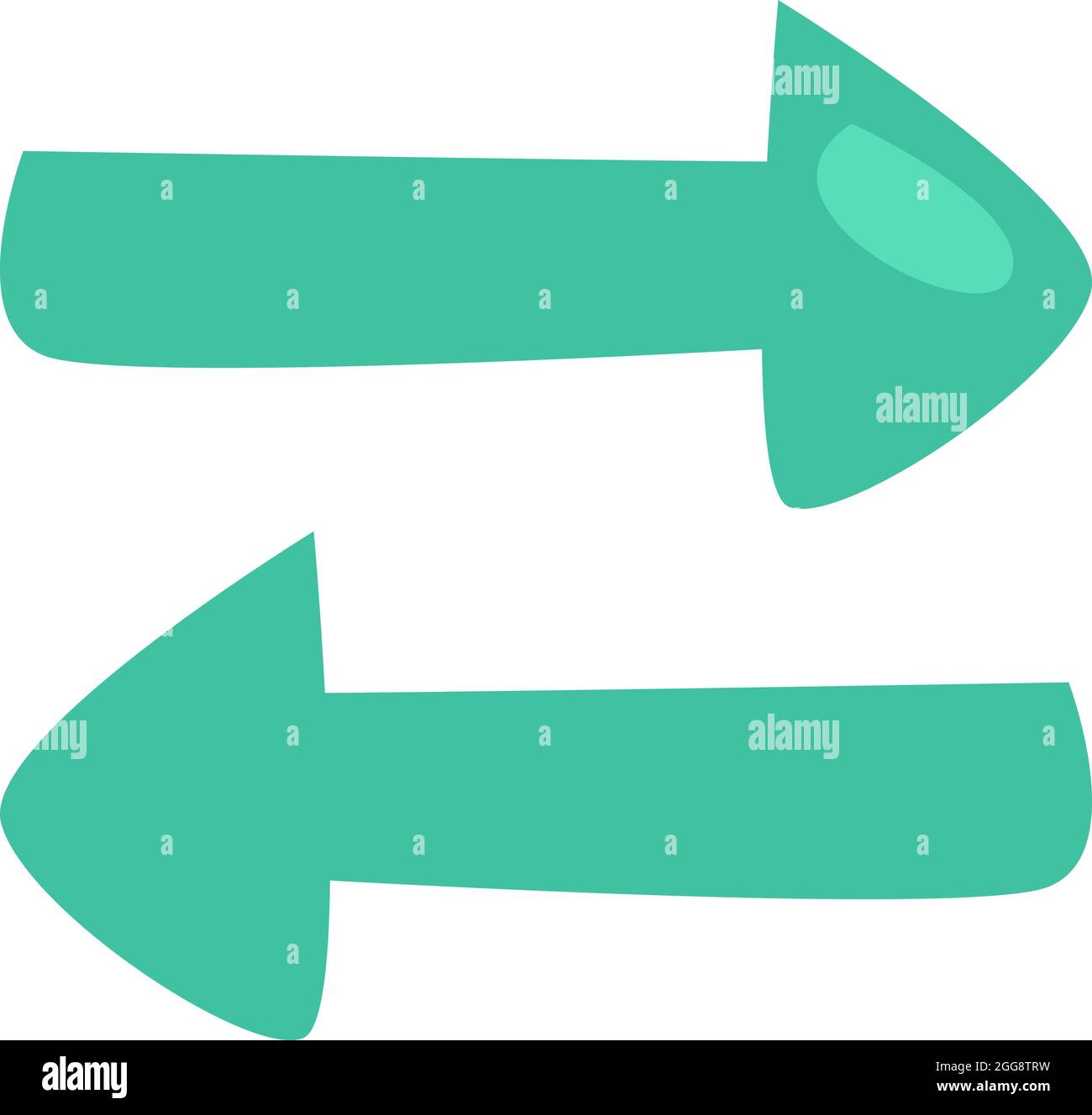 Coda di musica, illustrazione, vettore, su sfondo bianco. Illustrazione Vettoriale