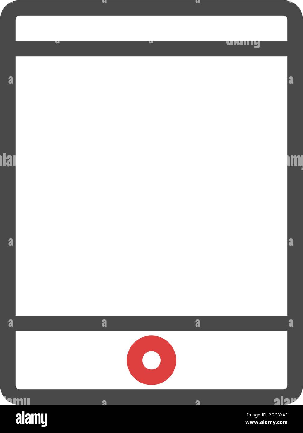 Tavoletta, illustrazione, vettore, su sfondo bianco. Illustrazione Vettoriale