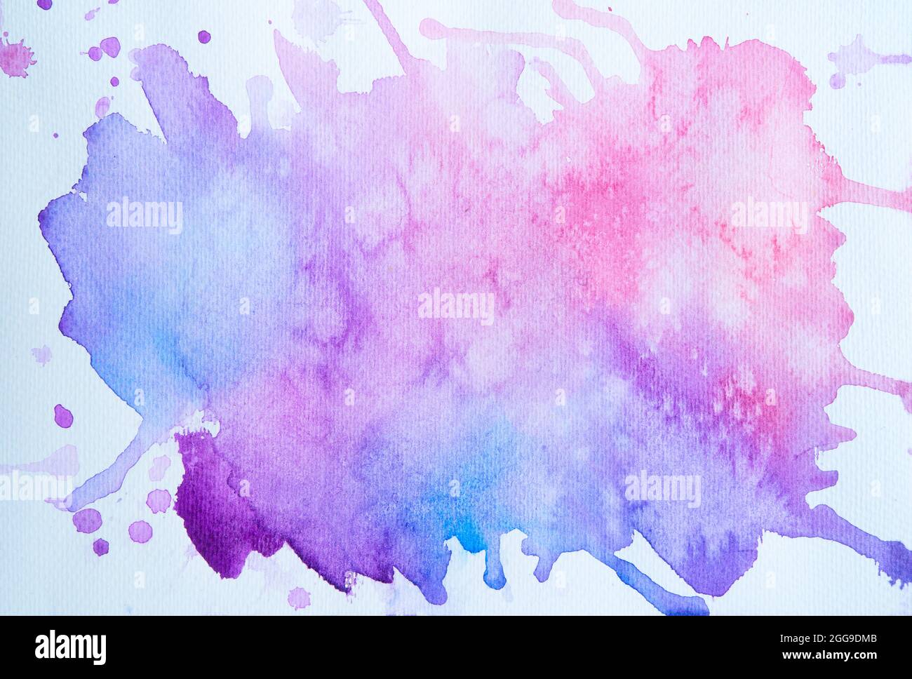 Disegno wtercolor astratto Foto Stock