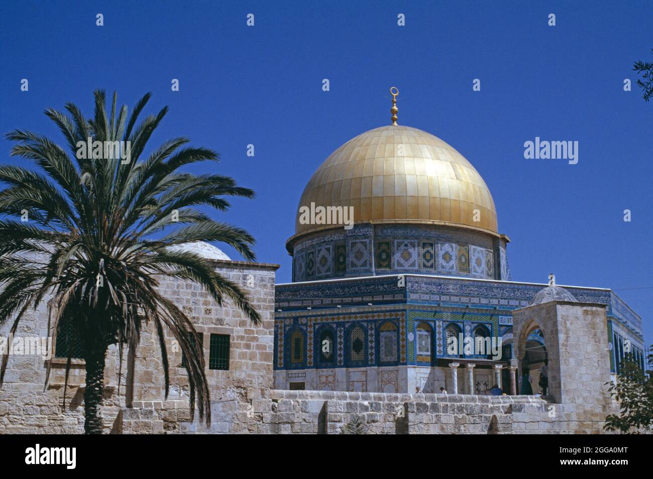 Israele. Gerusalemme. Cupola della roccia. Foto Stock