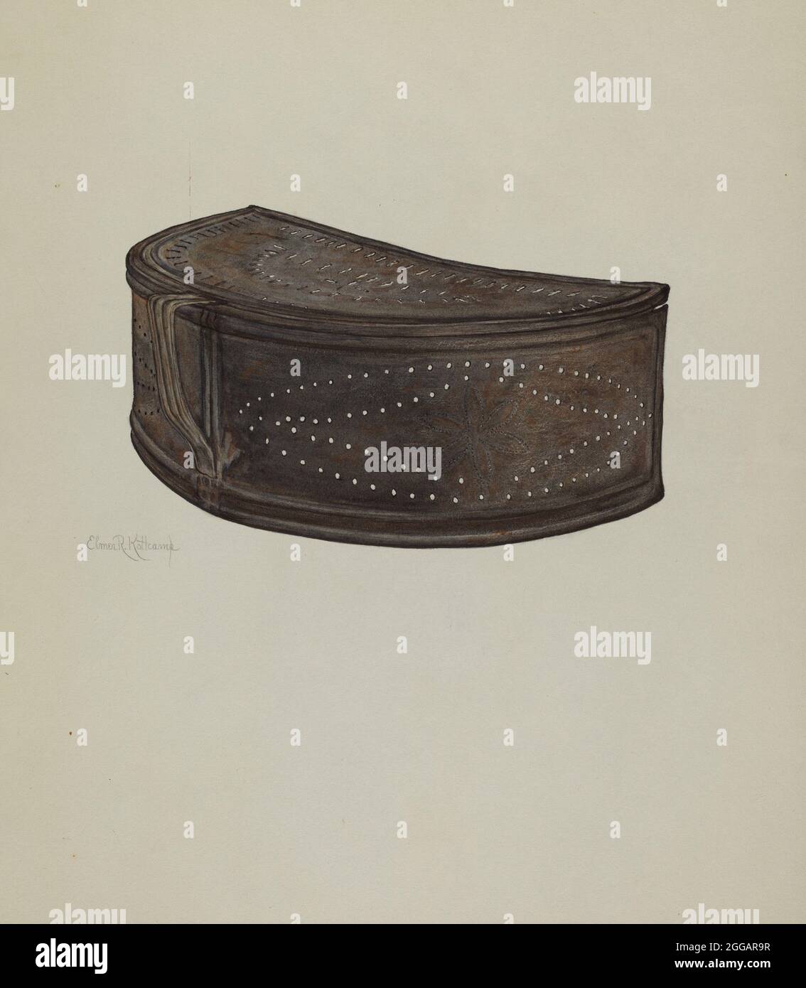 Pa. German Spark Shield, c. 1941. Foto Stock