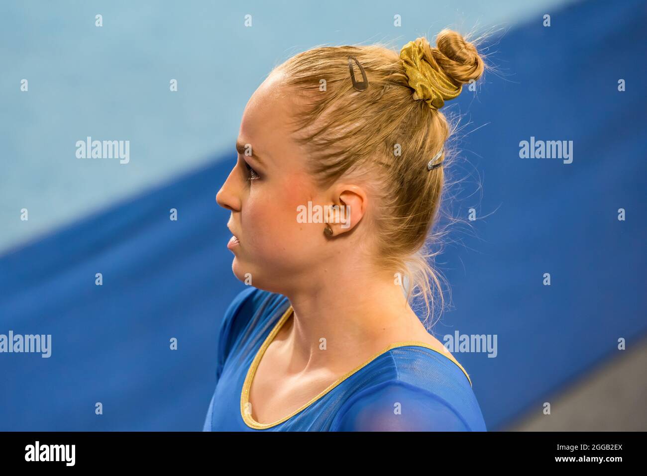 Melbourne, Australia. 13 dicembre 2014. Jonna Adlerteg dalla Svezia visto durante la Melbourne Artistic Gymnastics World Cup alla John Cain Arena. Credit: SOPA Images Limited/Alamy Live News Foto Stock