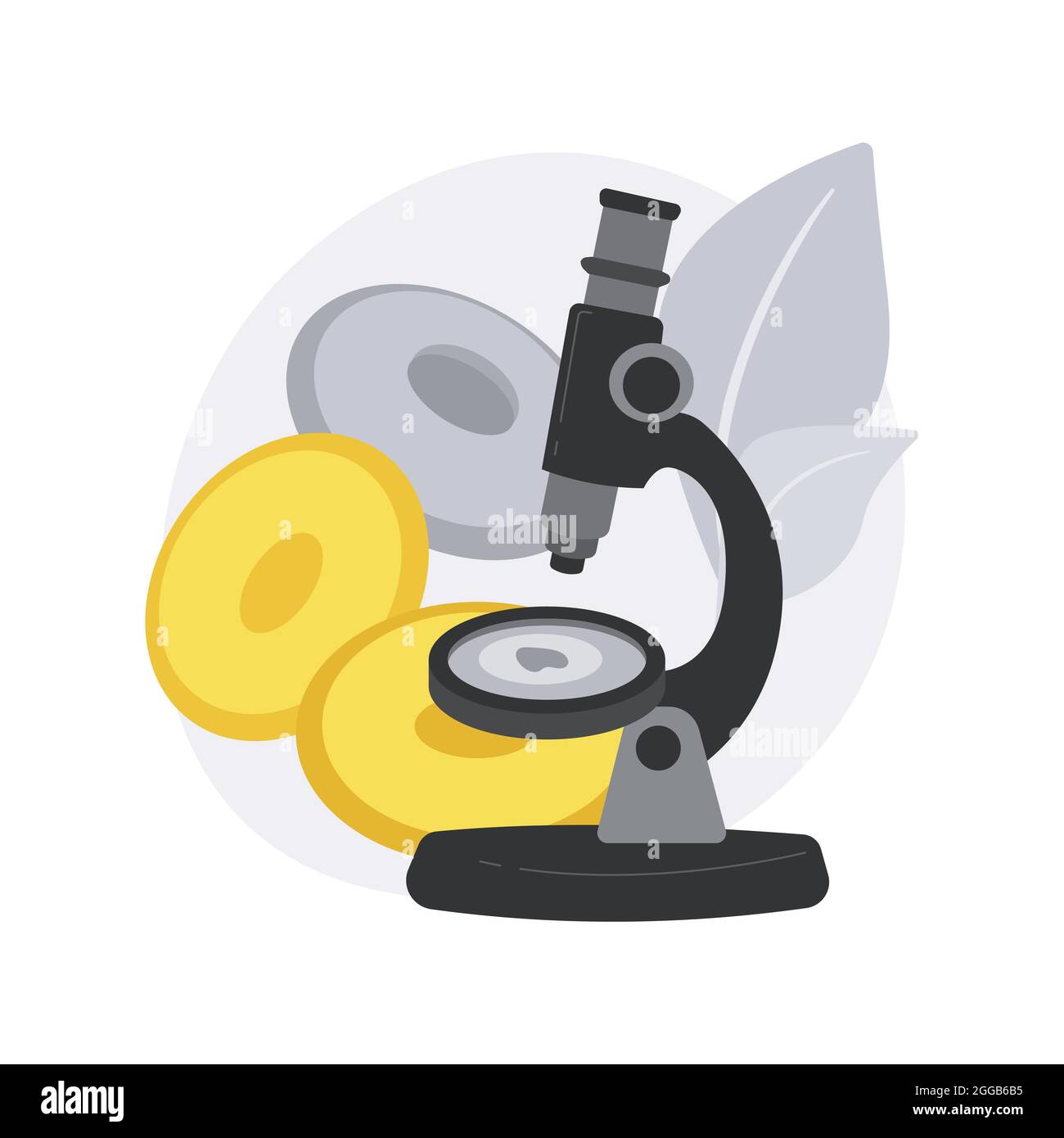 Illustrazione vettoriale del concetto astratto di screening dell'anemia. Illustrazione Vettoriale