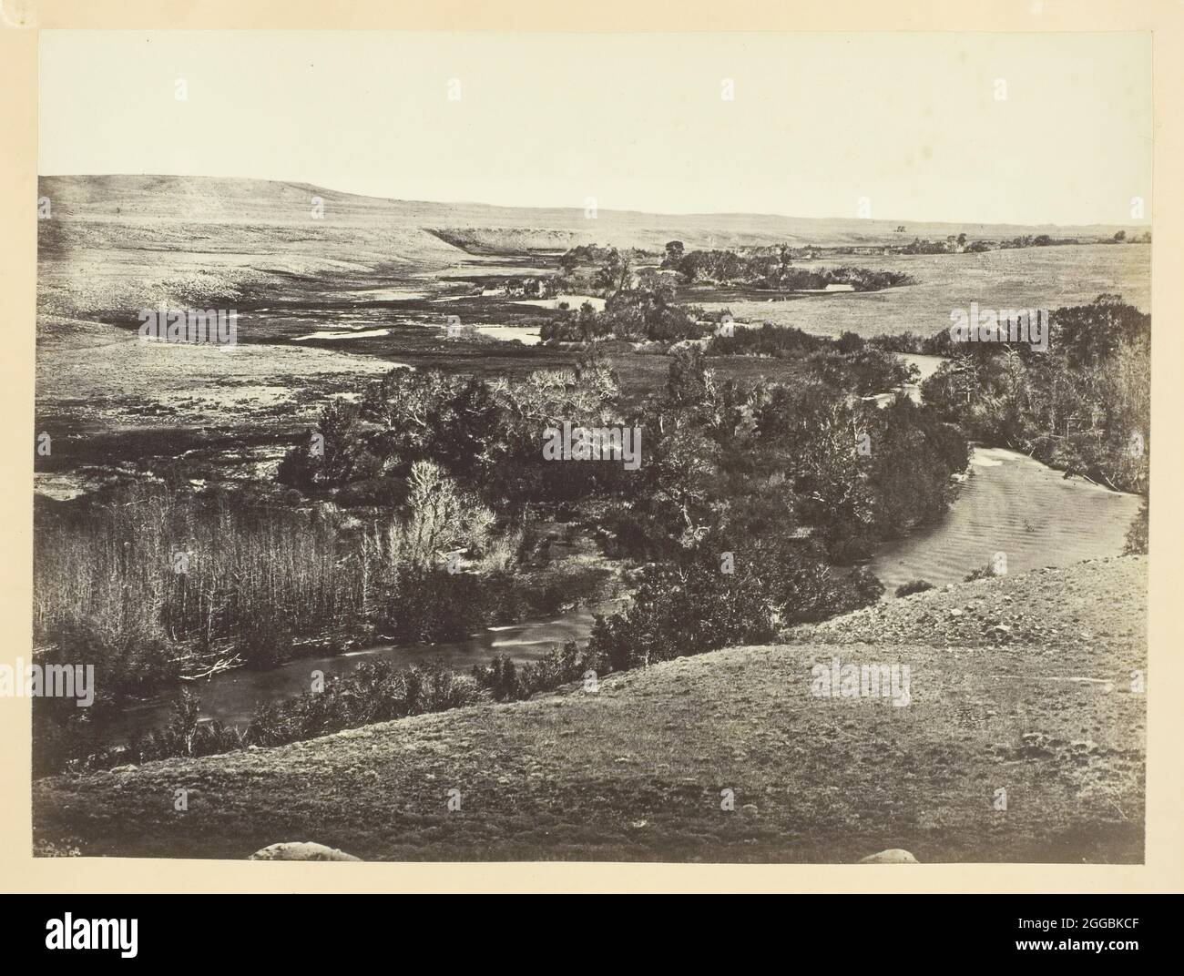 Laramie Valley, dalle montagne Sheephead, 1868/69. Albumen print, pl. vi dall'album "Sun Pictures of Rocky Mountain Scenografie" (1870). Foto Stock