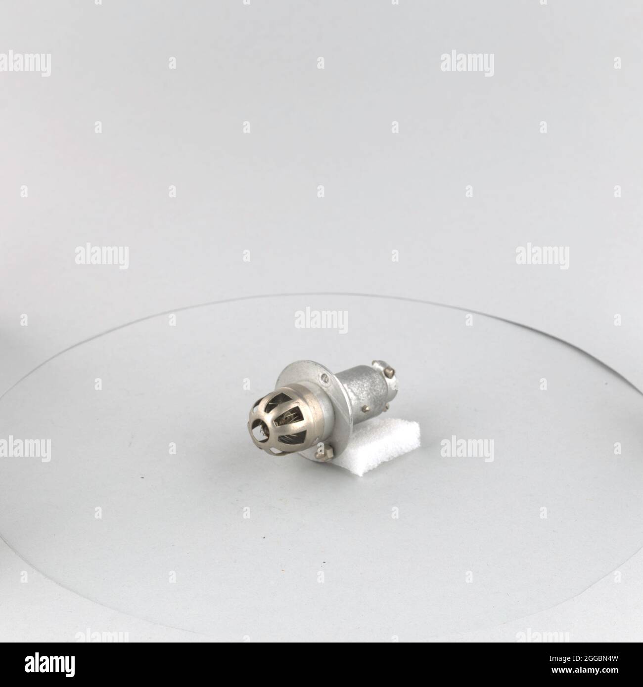 75 mm l, 42 mm diam. montaggio; protezione gabbia per elementi di rilevamento Foto Stock